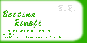 bettina rimpfl business card